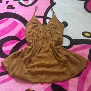 Forever 21 Brown Floral Cami Top